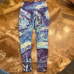 Starry Night Inspired  Leggings fits more like a medium